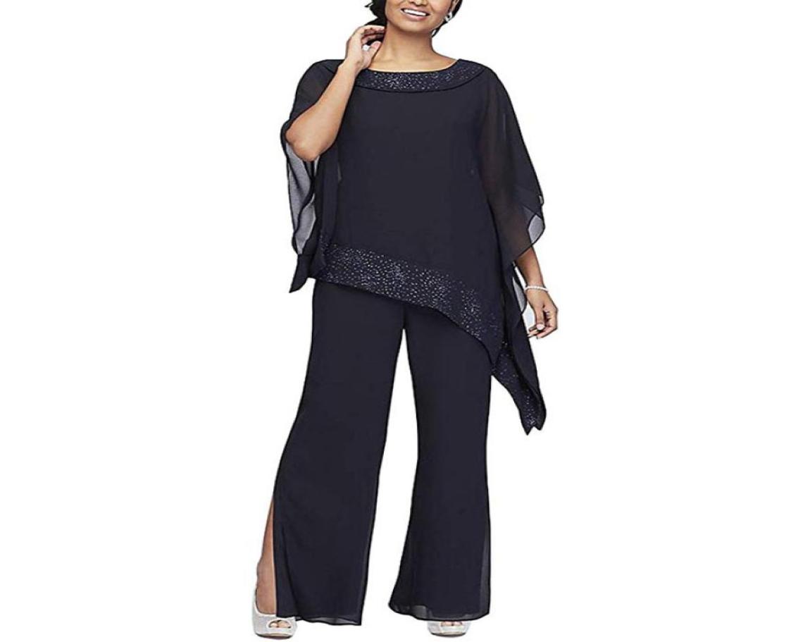 Beaded Mother Of The Bride Pant Suits Bateau Neck Long Sleeves Wedding Guest Dress Plus Size Chiffon Mothers Groom Dresse8060608
Beaded Mother Of The Bride Pant Suits Bateau Neck Long Sleeves Wedding Guest Dress Plus Size Chiffon Mothers Groom Dresse8060608
