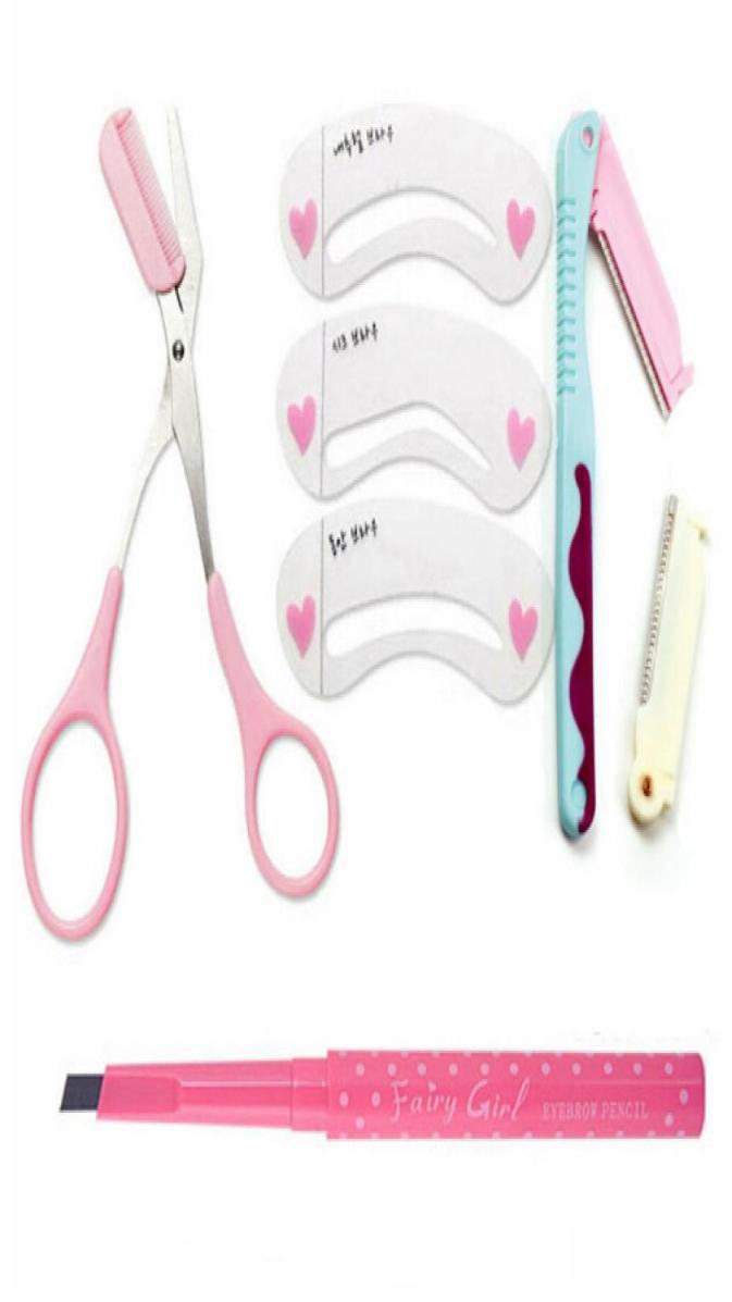 Eyebrow 4 in 1 Cosmetic Tool Set Eyebrow Shaving Trimmer Eyebrow Drawing Stencils Eye Make Up Tool Kit for Women 1492833
Eyebrow 4 in 1 Cosmetic Tool Set Eyebrow Shaving Trimmer Eyebrow Drawing Stencils Eye Make Up Tool Kit for Women 1492833