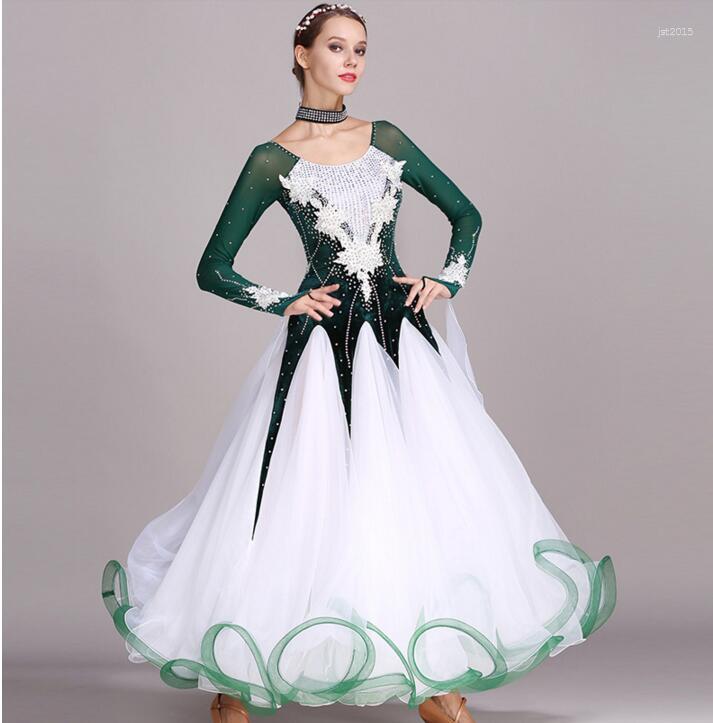 Stage Wear Luxury Green Rhinestones Ballroom Dance Competition Dress Standard Modern Waltz Performance Women, Black
Stage Wear Luxury Green Rhinestones Ballroom Dance Competition Dress Standard Modern Waltz Performance Women, Black
