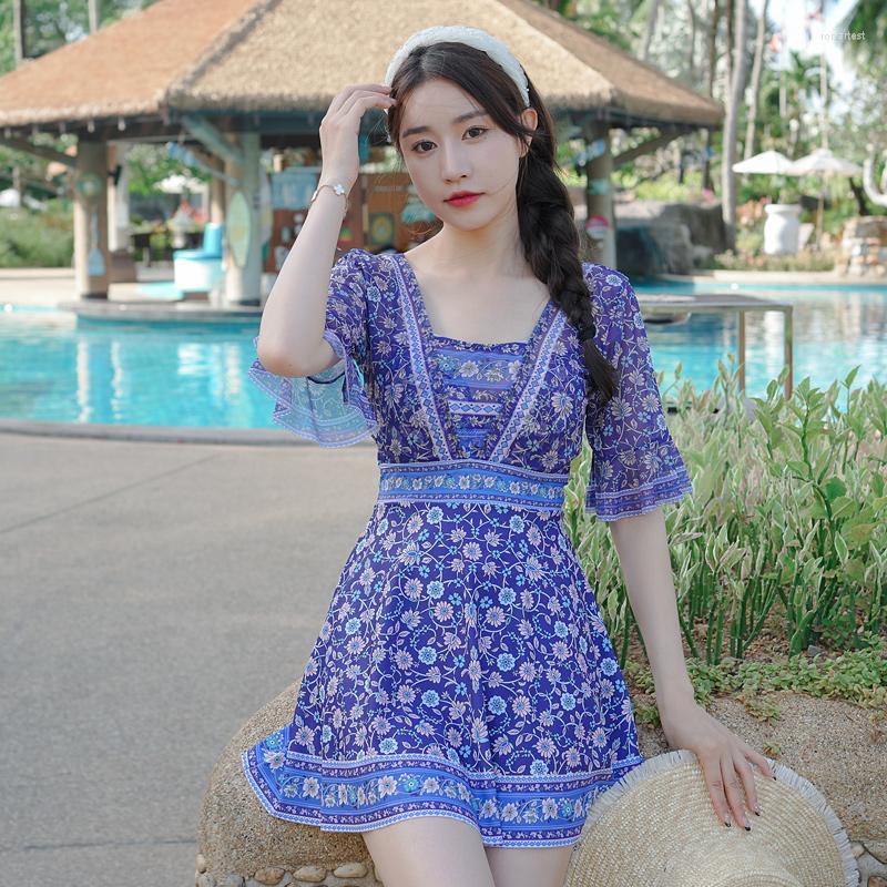 Women's Swimwear Women's Sexy Summer Bathing Suit Push Up One Piece Swimsuit Printed With Skirt Mesh Short Sleeve Underwired Plus Size, Blue
Women's Swimwear Women's Sexy Summer Bathing Suit Push Up One Piece Swimsuit Printed With Skirt Mesh Short Sleeve Underwired Plus Size, Blue