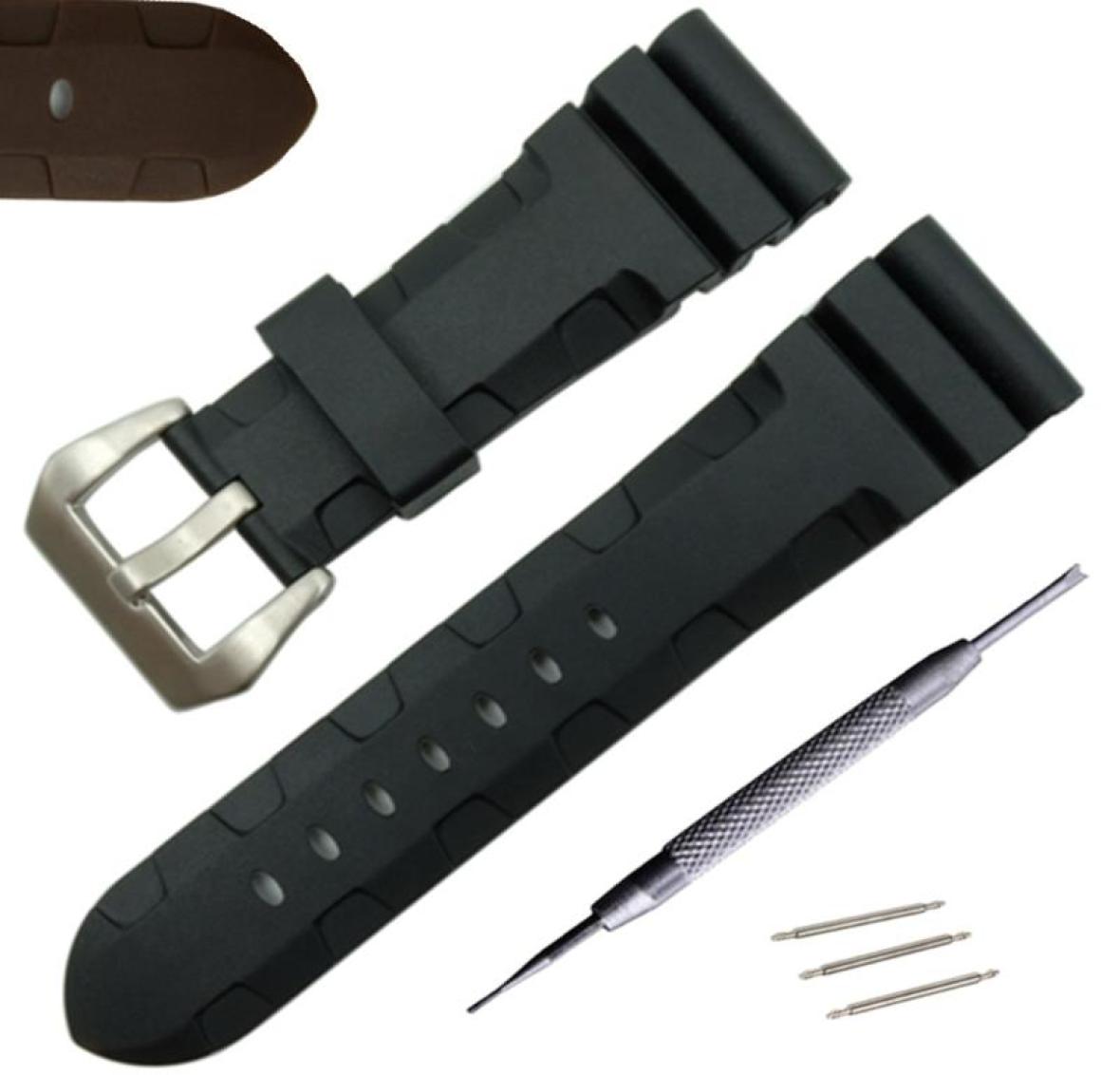 Watch Bands 24mm 22mm Men High Quality Waterproof Rubber Watches Band Strap And Buckle Clasp For PAM2073240
Watch Bands 24mm 22mm Men High Quality Waterproof Rubber Watches Band Strap And Buckle Clasp For PAM2073240