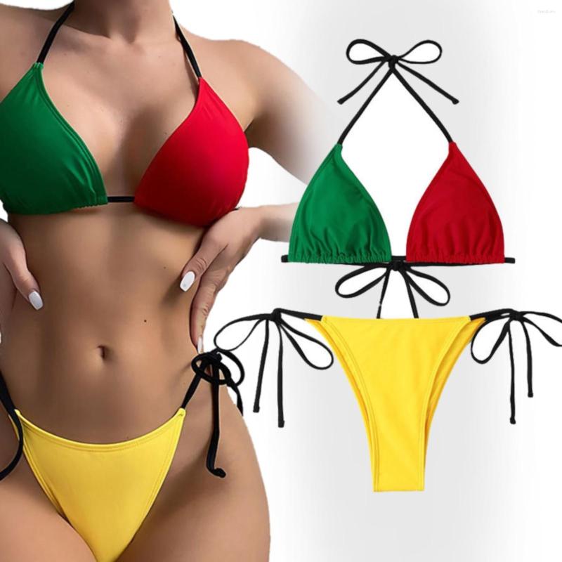Women's Swimwear Collision Color Stitching Summer Fashion Temperament Split Swimsuit Sexy Bathing Suit Shorts Boys
Women's Swimwear Collision Color Stitching Summer Fashion Temperament Split Swimsuit Sexy Bathing Suit Shorts Boys