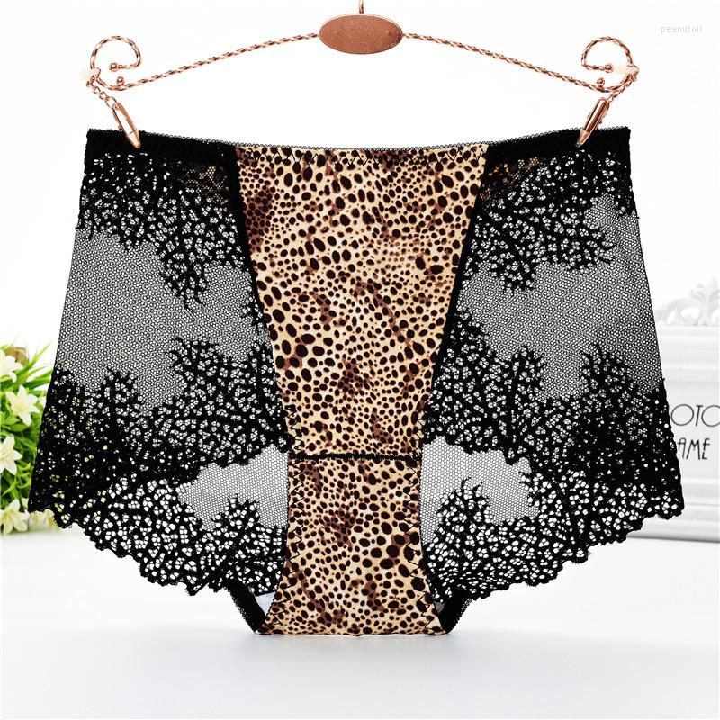 Women's Panties Women's Underwear Pure Cotton Buttocks Breathable Briefs Leopard Print Women High Waist Ice Silk Lace Hollow Seamless, Black spots
Women's Panties Women's Underwear Pure Cotton Buttocks Breathable Briefs Leopard Print Women High Waist Ice Silk Lace Hollow Seamless, Black spots