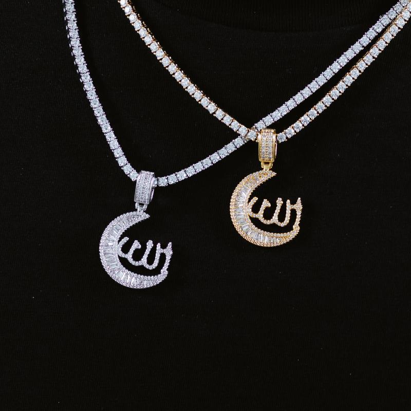 Chains 2023 Iced Out Bling Baguette 3mm 5A Cubic Zirconia CZ Tennis Chain Crescent Moon Necklace For Women Hip Hop Jewelry
Chains 2023 Iced Out Bling Baguette 3mm 5A Cubic Zirconia CZ Tennis Chain Crescent Moon Necklace For Women Hip Hop Jewelry