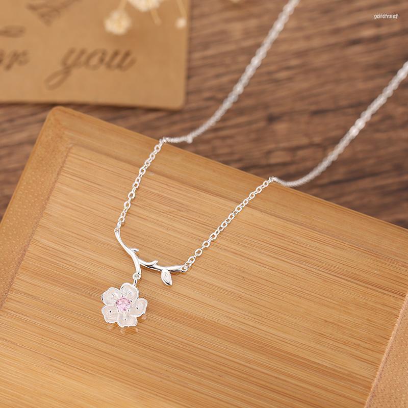 Choker Sweet Silver Color Cherry Blossoms Flower Necklaces For Women Lady Jewelry Long Necklace Christmas Gift
Choker Sweet Silver Color Cherry Blossoms Flower Necklaces For Women Lady Jewelry Long Necklace Christmas Gift