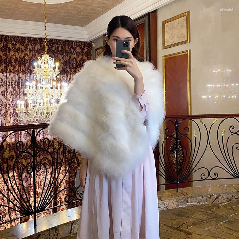 Scarves White Wedding Stole Handmade Knitted Real Ostrich Feather Fur Shawl Coats Poncho Cape Wraps S292
Scarves White Wedding Stole Handmade Knitted Real Ostrich Feather Fur Shawl Coats Poncho Cape Wraps S292