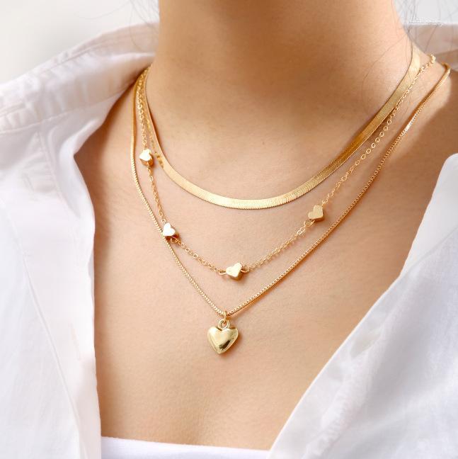 Pendant Necklaces S3310 Fashion Jewelry Multi Layer Necklace For Women Love Heart Choker
Pendant Necklaces S3310 Fashion Jewelry Multi Layer Necklace For Women Love Heart Choker