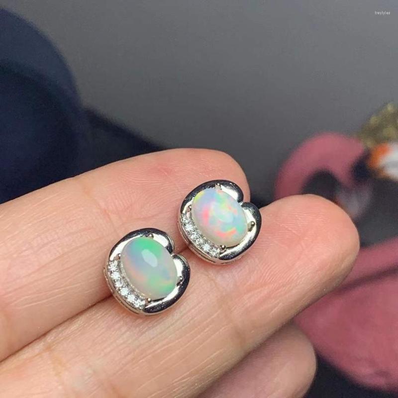 Stud Earrings The Engagement Gift Natural And Real Opal Earring 925 Sterling Silver Fine Jewelry
Stud Earrings The Engagement Gift Natural And Real Opal Earring 925 Sterling Silver Fine Jewelry