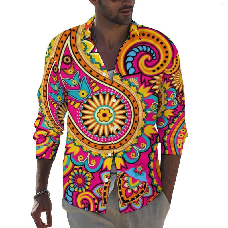 Men' Casual Shirts Retro Paisley Print Street Shirt Men Abstract Floral Spring Fashion Blouses Long Sleeve Custom Oversized Top, Style-18
Men' Casual Shirts Retro Paisley Print Street Shirt Men Abstract Floral Spring Fashion Blouses Long Sleeve Custom Oversized Top, Style-18