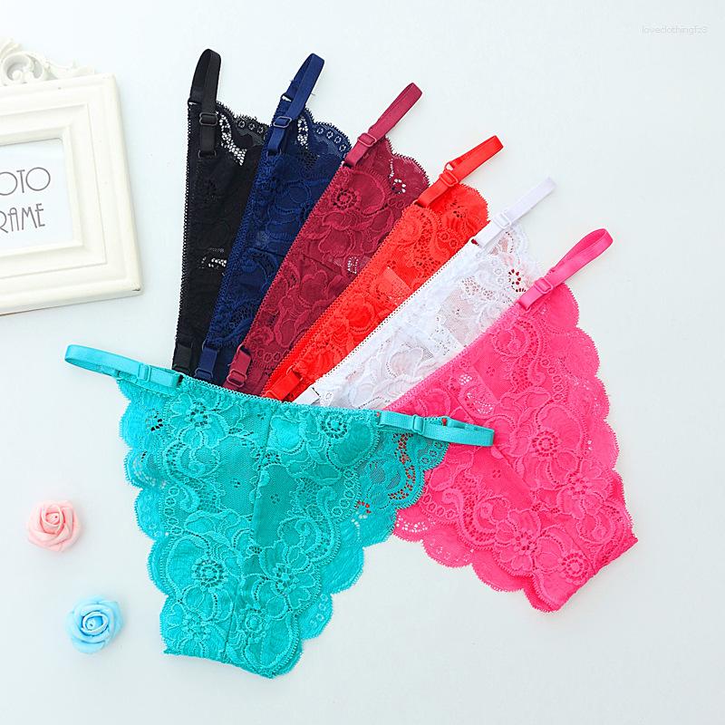 Women's Panties Ladies Sexy Adjustable Size Bikini Women Thong Lace Fashion Underwear Solid, Black
Women's Panties Ladies Sexy Adjustable Size Bikini Women Thong Lace Fashion Underwear Solid, Black