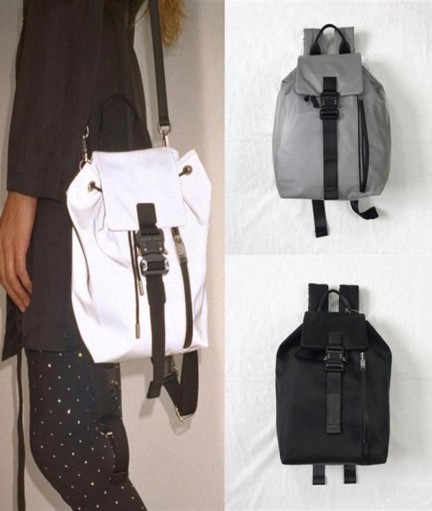 Backpack ALYX Men Women Streetwear High Quality Crossbody Bag Metal Buckle Functional Tactical Bags3403299, Dark grey 
Backpack ALYX Men Women Streetwear High Quality Crossbody Bag Metal Buckle Functional Tactical Bags3403299, Dark grey