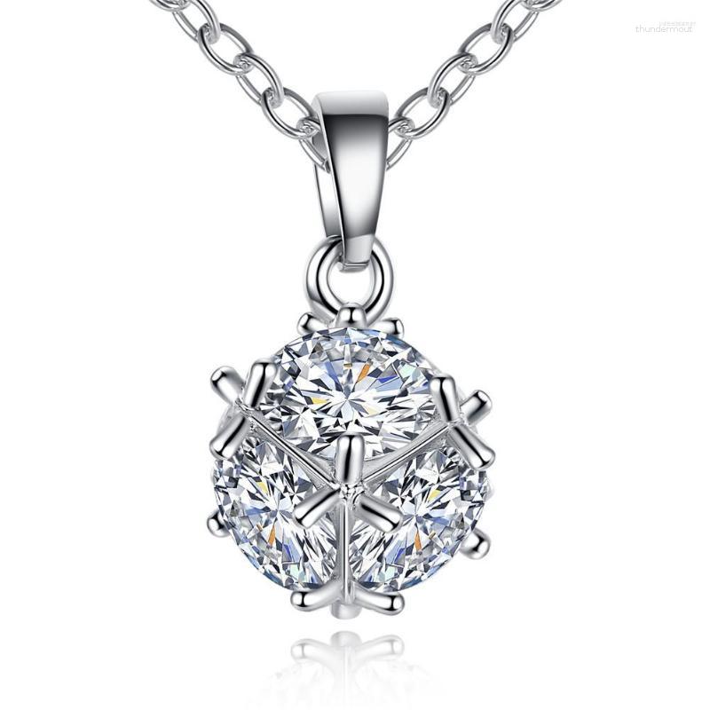 Chains Korean Version Of Fashion Creative Spherical Zircon Pendant Necklace Women's Collarbone Chain Party Gift Fine Jewelry
Chains Korean Version Of Fashion Creative Spherical Zircon Pendant Necklace Women's Collarbone Chain Party Gift Fine Jewelry
