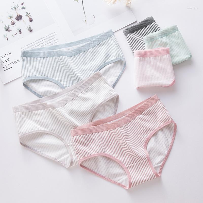 Women's Panties Comfortable Pure Cotton Underwear Mid-waist Girl's Cute Japanese Style Women's Breathable Striped Large Size, Pink
Women's Panties Comfortable Pure Cotton Underwear Mid-waist Girl's Cute Japanese Style Women's Breathable Striped Large Size, Pink