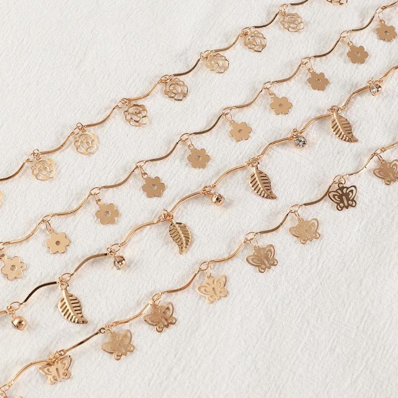 Chains Geometric Metal Butterfly Necklaces For Womens Girls Fashion Leaf Flower Alloy Pendant Handmade Chain Choker Jewelry
Chains Geometric Metal Butterfly Necklaces For Womens Girls Fashion Leaf Flower Alloy Pendant Handmade Chain Choker Jewelry