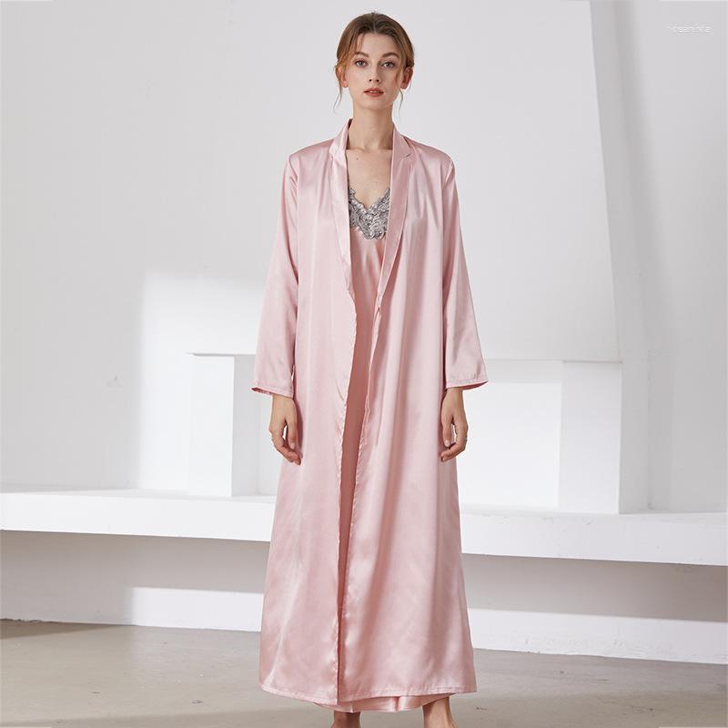 Women's Sleepwear Women's Women Satin Long Robe Suit Spring Autumn Bathrobe Sexy V-Neck Camisole Nightgown Lace Trim Pajamas Casual, Black
Women's Sleepwear Women's Women Satin Long Robe Suit Spring Autumn Bathrobe Sexy V-Neck Camisole Nightgown Lace Trim Pajamas Casual, Black