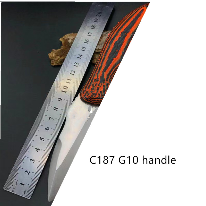 Folding Knife C187 9cr18mov Blade G10 Handle Tactical Survival Camping Hunting Pocket Utility EDC Pocket Knives Tool
Folding Knife C187 9cr18mov Blade G10 Handle Tactical Survival Camping Hunting Pocket Utility EDC Pocket Knives Tool