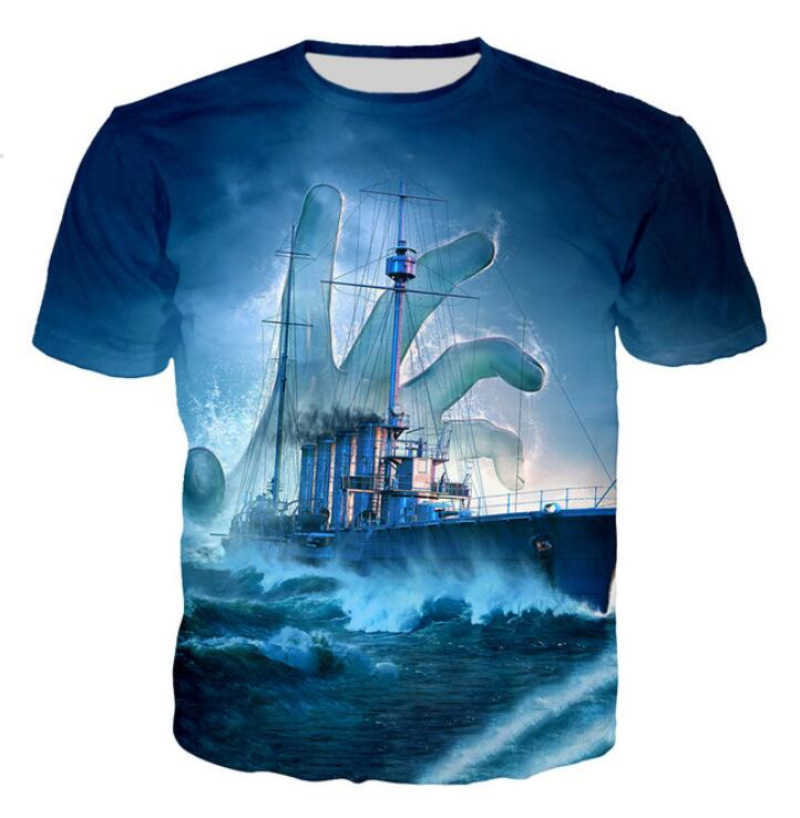 Summer 2023 New Men's 3D Digital Printing Men's Round Neck Casual Loose Short Sleeve T-shirt stussys F96J, 007
Summer 2023 New Men's 3D Digital Printing Men's Round Neck Casual Loose Short Sleeve T-shirt stussys F96J, 007