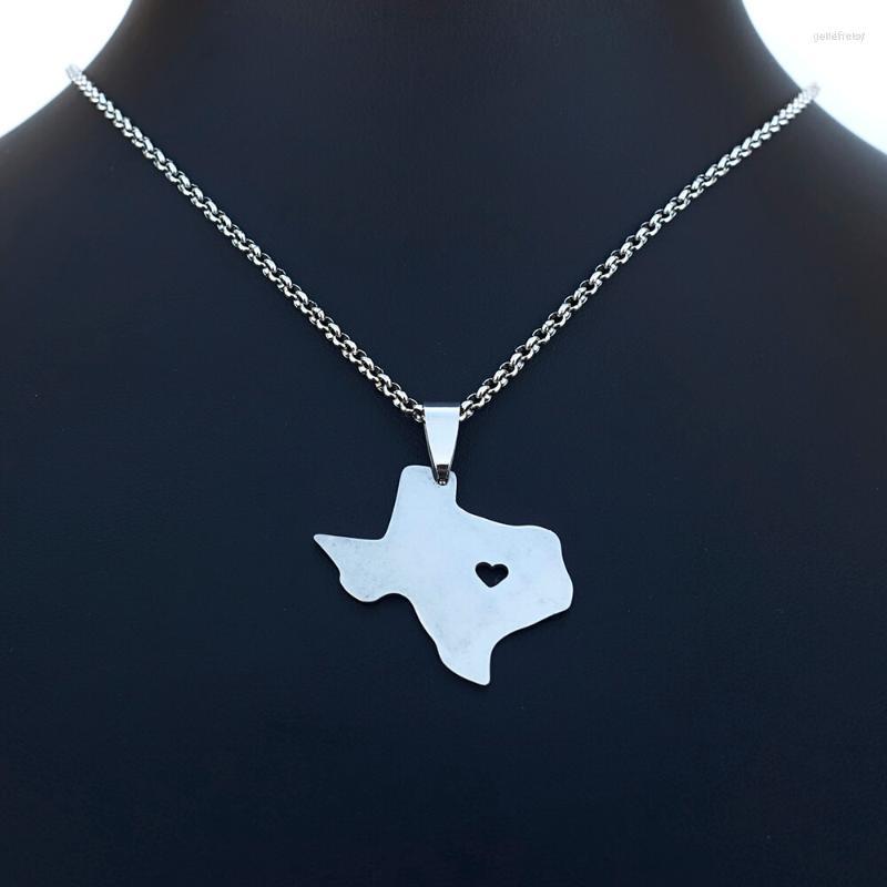 Pendant Necklaces Texas State Map Necklace Stainless Steel Men Women American Fashion JewerlyPendant Gord22
Pendant Necklaces Texas State Map Necklace Stainless Steel Men Women American Fashion JewerlyPendant Gord22