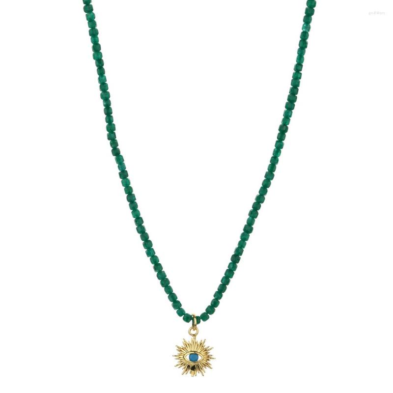 Pendant Necklaces Eye Charm Natural Stone Spinel/Lapis Lazul For Women Bohemian Colorful Beaded Chokers Chain Jewelry Gift
Pendant Necklaces Eye Charm Natural Stone Spinel/Lapis Lazul For Women Bohemian Colorful Beaded Chokers Chain Jewelry Gift