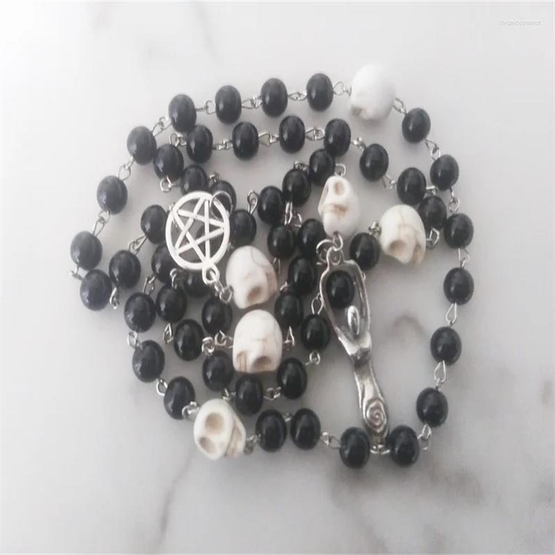 Chains Skull Dark Goddess Rosary Pentagram Witch Beads Witches Pagan Prayer Wiccan Gifts For Women
Chains Skull Dark Goddess Rosary Pentagram Witch Beads Witches Pagan Prayer Wiccan Gifts For Women
