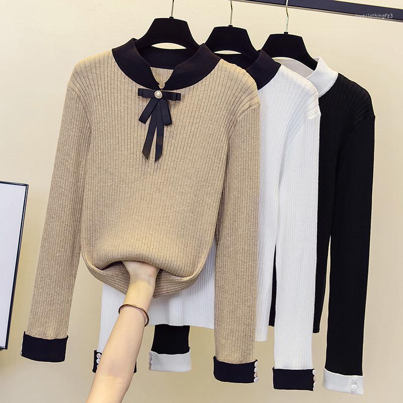 Women's Sweaters Mink Sweater Women's Pure Color Knitted Pullover Full Sleeves Bow Cashmere Fashion All-match Home Style Multicolo, Black
Women's Sweaters Mink Sweater Women's Pure Color Knitted Pullover Full Sleeves Bow Cashmere Fashion All-match Home Style Multicolo, Black