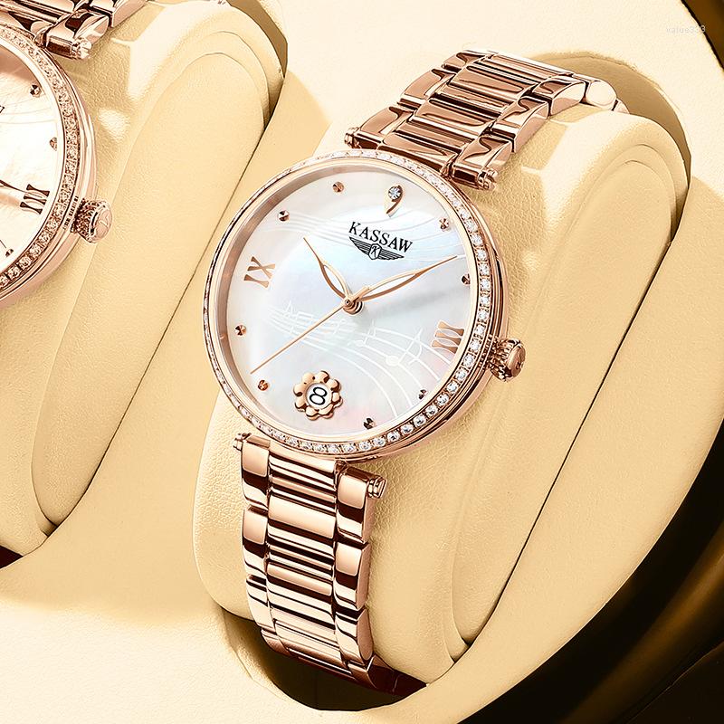 Wristwatches Women's Watch Diamond Automatic Mechanical Metal Strap Japanese Brand Movement Valentine's Gift, K911l-001
Wristwatches Women's Watch Diamond Automatic Mechanical Metal Strap Japanese Brand Movement Valentine's Gift, K911l-001