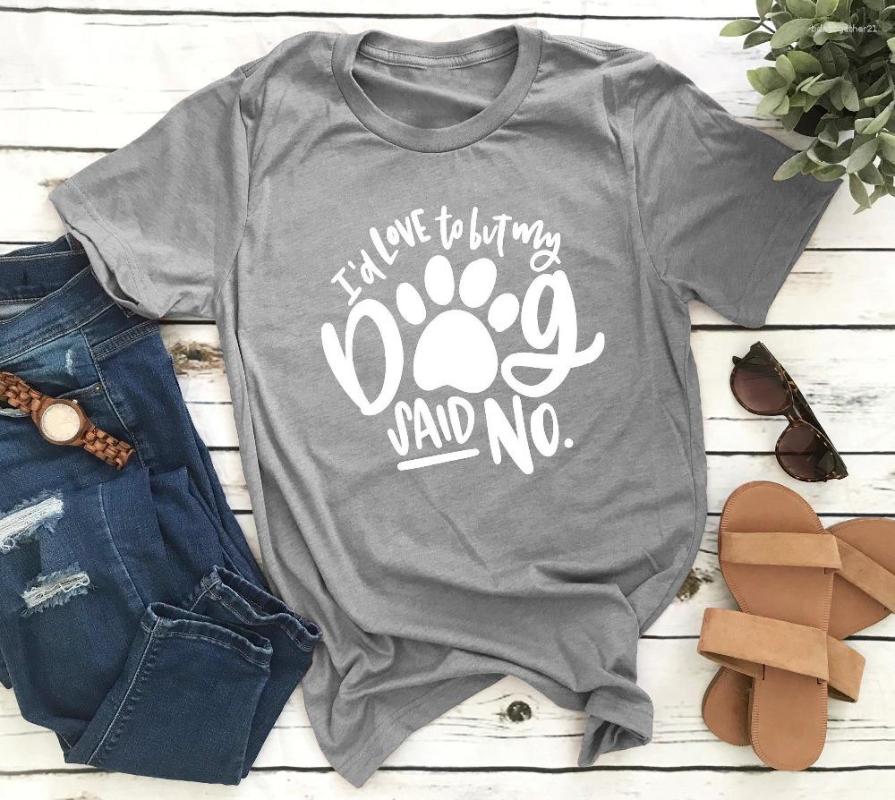 Women' T Shirts I'd Love To But My Dog Said Woman Tee O-neck Lover Graphic Fashion Cute Kawaii Slogan Grunge Tumblr T-shirt Women, Black
Women' T Shirts I'd Love To But My Dog Said Woman Tee O-neck Lover Graphic Fashion Cute Kawaii Slogan Grunge Tumblr T-shirt Women, Black