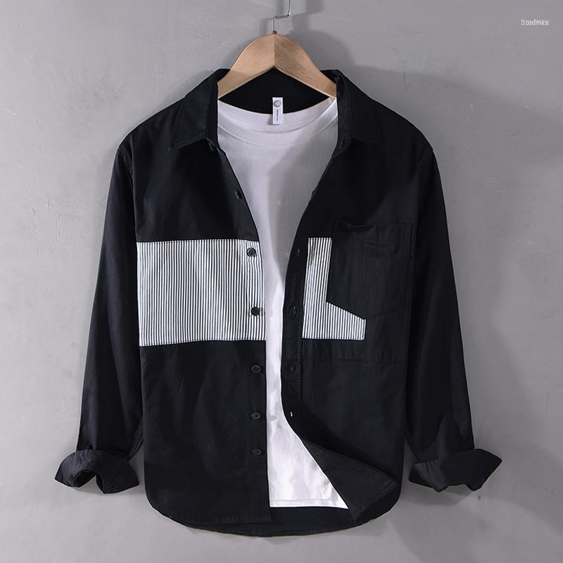 Men's Casual Shirts Men's Style Spring Autumn Long Sleeve Cotton Shirt Men Brand Trend Corduroy Patchwork Top Clothes Plus Size Chemise, White
Men's Casual Shirts Men's Style Spring Autumn Long Sleeve Cotton Shirt Men Brand Trend Corduroy Patchwork Top Clothes Plus Size Chemise, White
