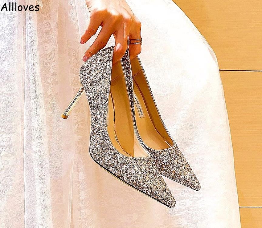 Luxury Sequined Bridal Shoes Woman Pumps Gold Silver Black Glitter Wedding Shoes Pointed Toe Stiletto Ladies Fashion Women Heels F2428782
Luxury Sequined Bridal Shoes Woman Pumps Gold Silver Black Glitter Wedding Shoes Pointed Toe Stiletto Ladies Fashion Women Heels F2428782