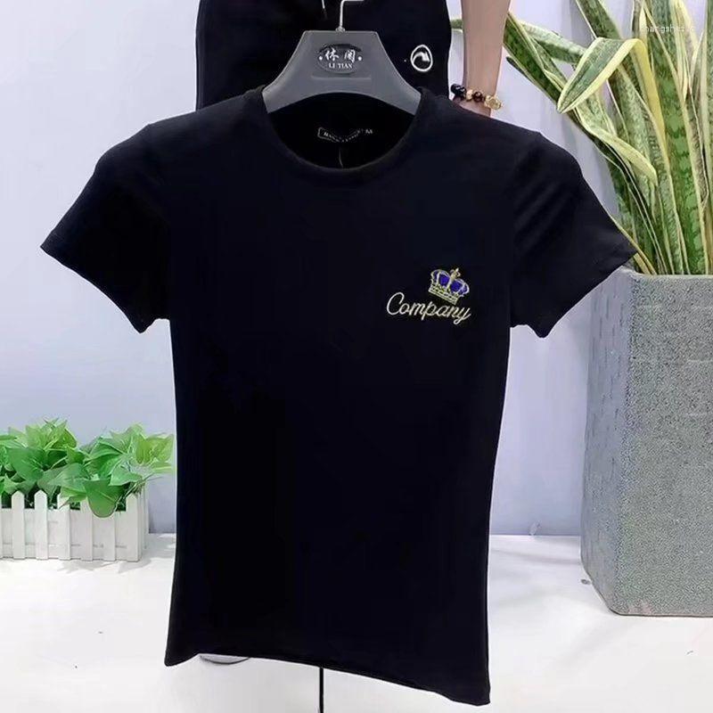 Men' T Shirts Shirt For Men Summer Round Neck Short Sleeve Korean Brand Handsome Printed Half Tops Embroidered Graphics T-shirt, Black
Men' T Shirts Shirt For Men Summer Round Neck Short Sleeve Korean Brand Handsome Printed Half Tops Embroidered Graphics T-shirt, Black