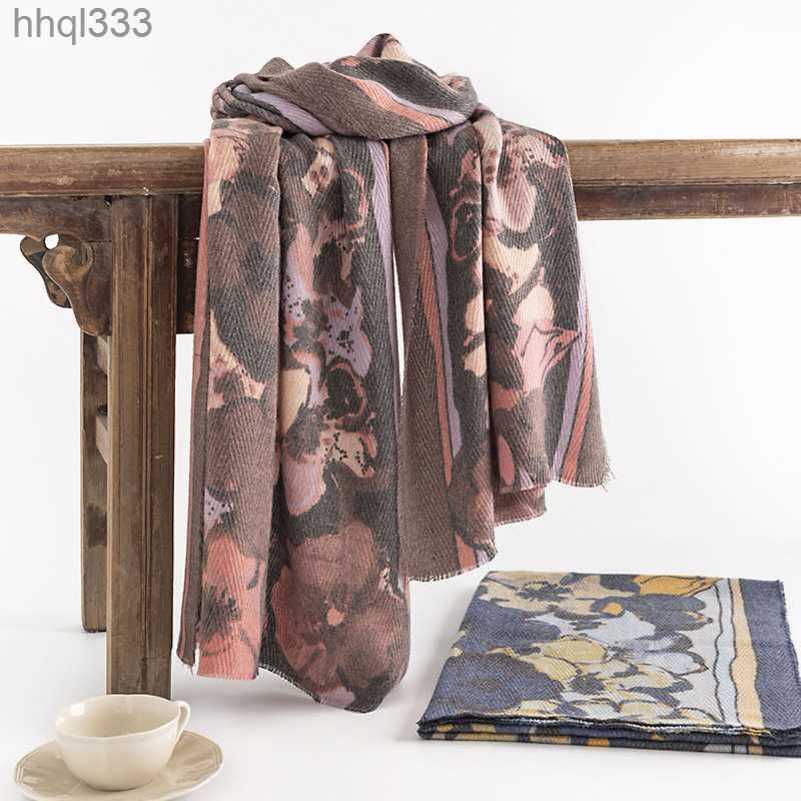 Ethnic style, large flowers, fresh and sweet scarf, herringbone pattern, thick and soft feel, shawl printing, spring and autumn style scarf, Blue
Ethnic style, large flowers, fresh and sweet scarf, herringbone pattern, thick and soft feel, shawl printing, spring and autumn style scarf, Blue