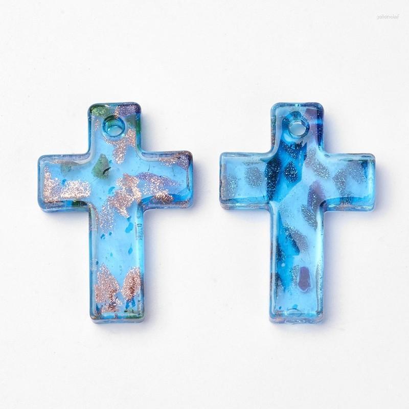 Pendant Necklaces Pandahall 2 Boxes Handmade Gold Sand Lampwork Pendants Charms Cross Glass Mixed Color 50x35x5mm 12pcs/box 
Pendant Necklaces Pandahall 2 Boxes Handmade Gold Sand Lampwork Pendants Charms Cross Glass Mixed Color 50x35x5mm 12pcs/box