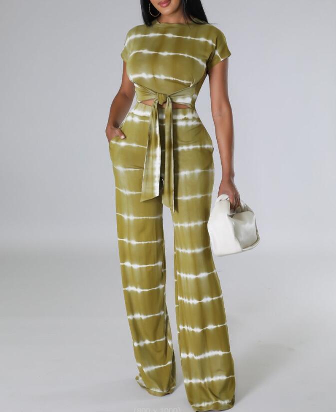 Women's Tracksuits 2023 Autumn Fashion Style Commuter Print Women's Two Piece Set Women's Set