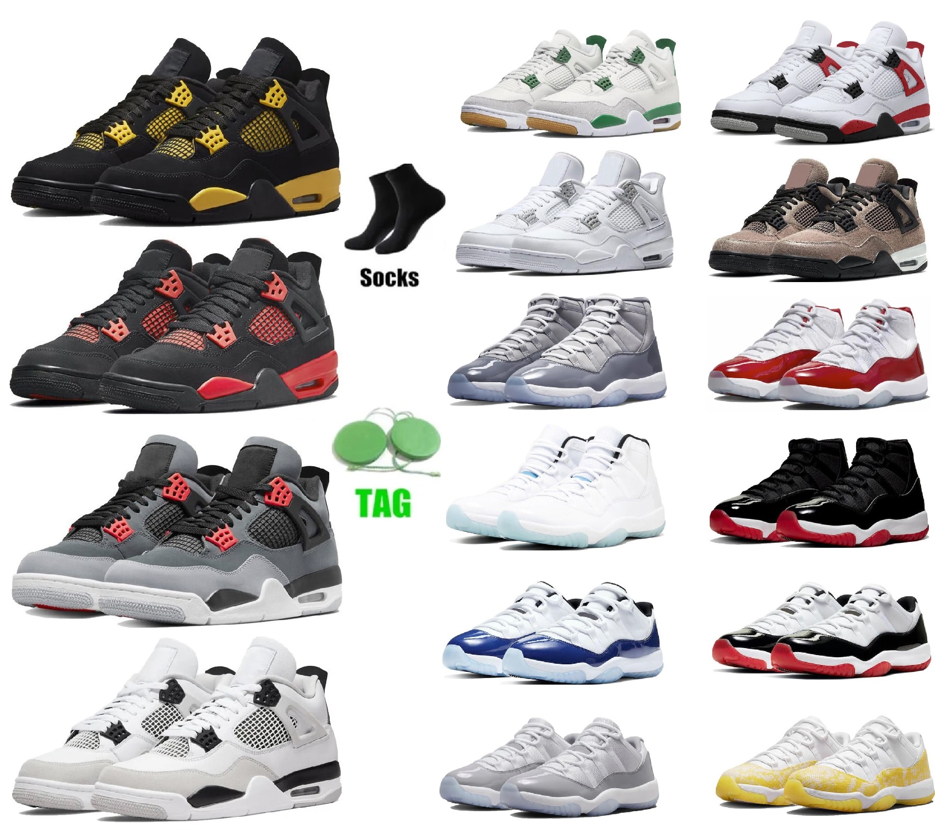 Thunder 4 Cherry 11 Designer shoes 4s 11s basketballs shoe for mens womens Red Pine Green sneakers Cool Grey Plate-forme Black Cats Canvas casual trainers luxury, Pink
Thunder 4 Cherry 11 Designer shoes 4s 11s basketballs shoe for mens womens Red Pine Green sneakers Cool Grey Plate-forme Black Cats Canvas casual trainers luxury, Pink