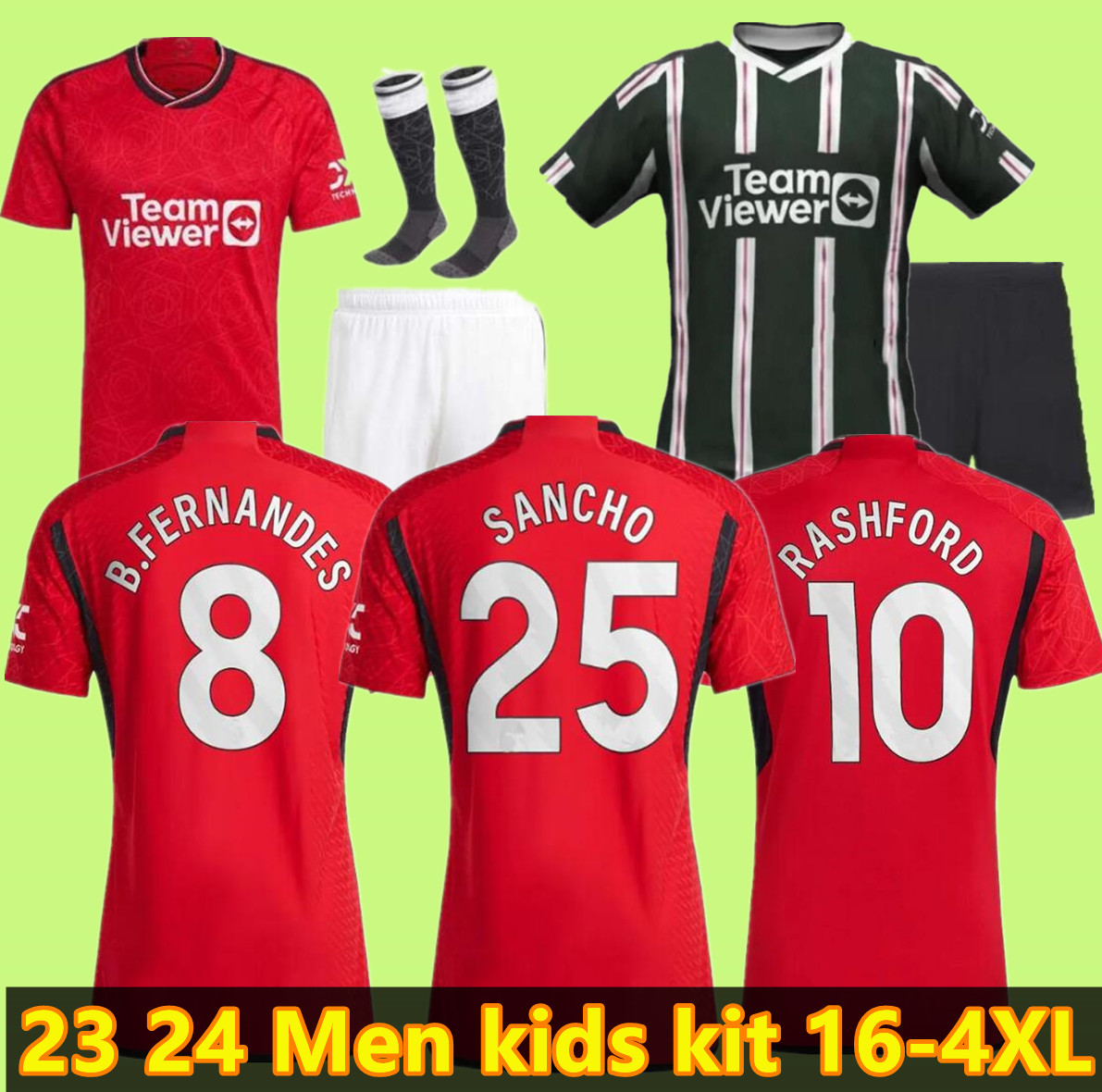 3XL 4XL 23 24 RASHFORD SANCHO CASEMIRO soccer jerseys GARNACHO Fans Player version FERNANDES ANTONY MancHEstErS MANS UTDS football shirt WOMEN kit 2023 2024 kids set, Green
3XL 4XL 23 24 RASHFORD SANCHO CASEMIRO soccer jerseys GARNACHO Fans Player version FERNANDES ANTONY MancHEstErS MANS UTDS football shirt WOMEN kit 2023 2024 kids set, Green