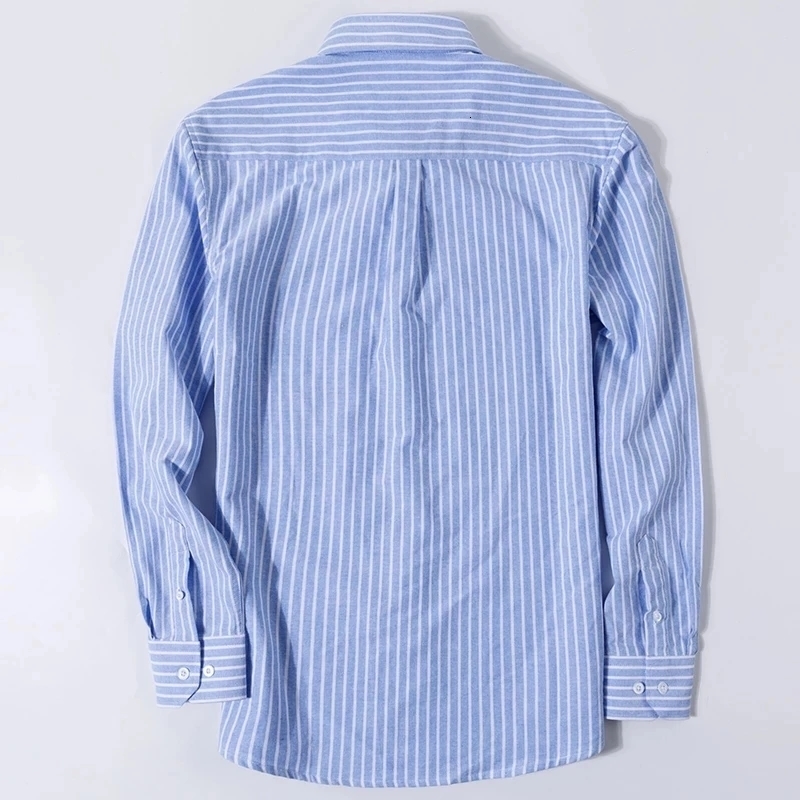 Men's Dress Shirts S7XL Plus Size 100 Cotton Oxford Men Long Sleeve Casual Slim Fit For Male Business Shirt Tops 230628Z