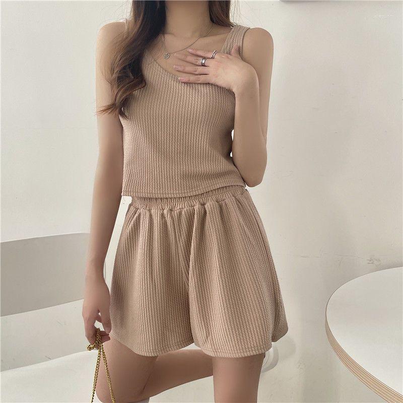 Women's T Shirts Summer Solid Vest Sets Women Casual Clothes Sleeveless Crop Tops Shorts Matching Suit Female Sportswear Strappy Pant Outfit, Black shorts sets
Women's T Shirts Summer Solid Vest Sets Women Casual Clothes Sleeveless Crop Tops Shorts Matching Suit Female Sportswear Strappy Pant Outfit, Black shorts sets