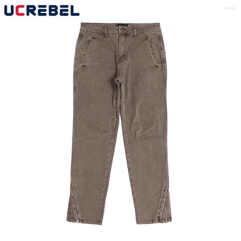 Men' Pants Washed Trousers Mens High Street Bottom Zippered Decoration Autumn Winter Casual Straight-leg Men, Black
Men' Pants Washed Trousers Mens High Street Bottom Zippered Decoration Autumn Winter Casual Straight-leg Men, Black