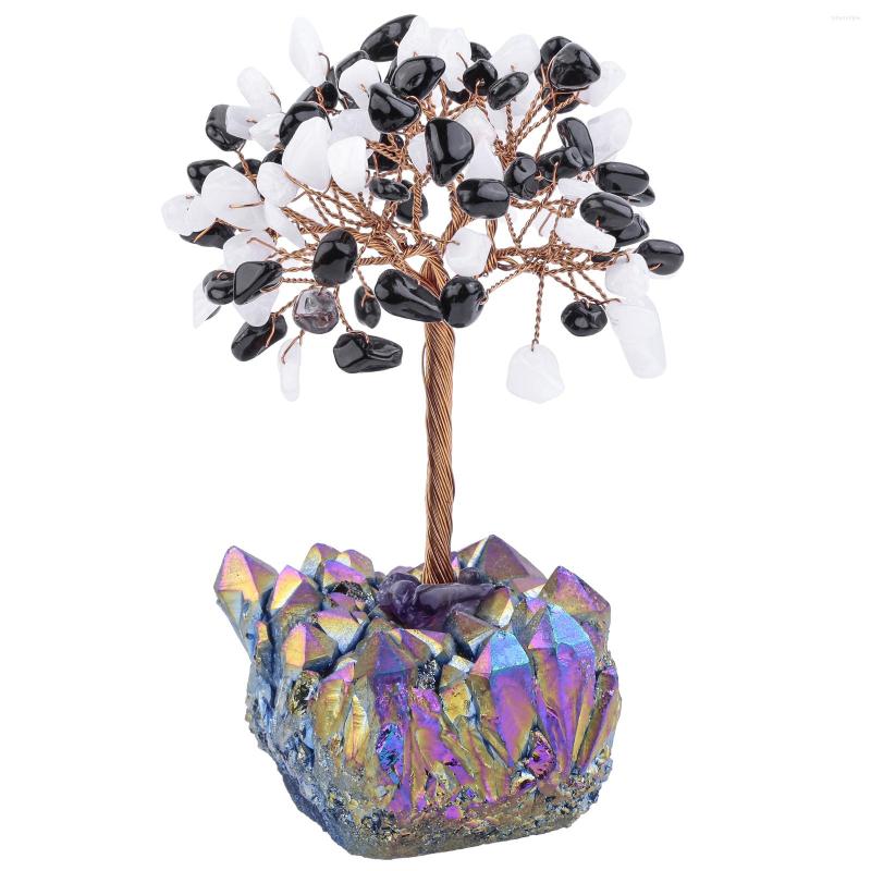 Jewelry Pouches Natural Crystal Tree With Rainbow Titanium Quartz Cluster Base Bonsai Money For Wealth And Luck Home Decor
Jewelry Pouches Natural Crystal Tree With Rainbow Titanium Quartz Cluster Base Bonsai Money For Wealth And Luck Home Decor