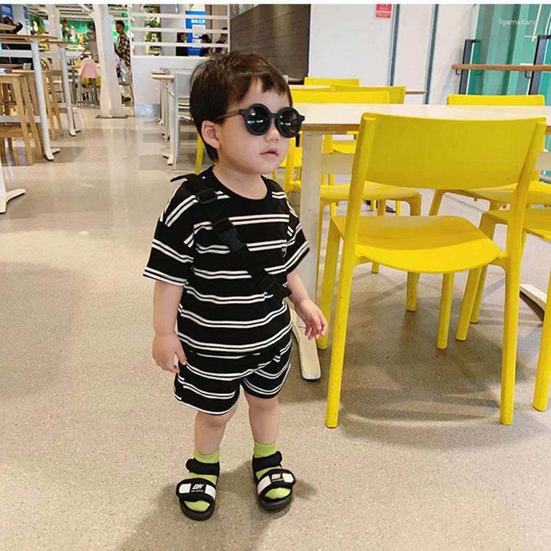 Clothing Sets Summer Baby Casual Clothes Set Kids Soft Black And White Short Sleeve T Shirt Shorts Girls Boys Outfits
Clothing Sets Summer Baby Casual Clothes Set Kids Soft Black And White Short Sleeve T Shirt Shorts Girls Boys Outfits