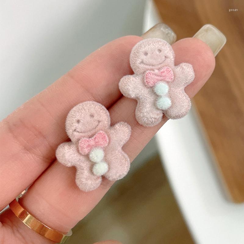 Stud Earrings Flocking Gingerbread Man Cute Xmas Velvet Ear Studs Earring For Women Girls Korean Christmas Jewelry Gifts
Stud Earrings Flocking Gingerbread Man Cute Xmas Velvet Ear Studs Earring For Women Girls Korean Christmas Jewelry Gifts
