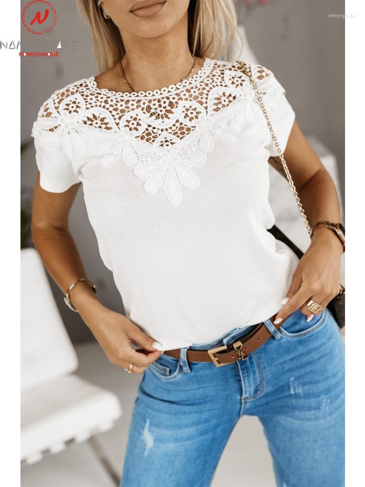 Women' T Shirts Fashion Women Summer Solid Color T-Shirts Hollow Out Design Lace Decor See Through O-Neck Short Sleeve Slim Pullovers Top, Black
Women' T Shirts Fashion Women Summer Solid Color T-Shirts Hollow Out Design Lace Decor See Through O-Neck Short Sleeve Slim Pullovers Top, Black