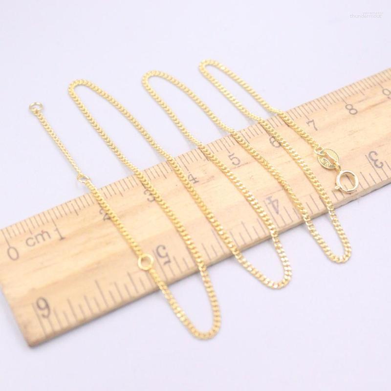 Chains Real 18K Yellow Gold 1.5mm Cable Link Chain Necklace 18inch Length Stamp Au750
Chains Real 18K Yellow Gold 1.5mm Cable Link Chain Necklace 18inch Length Stamp Au750