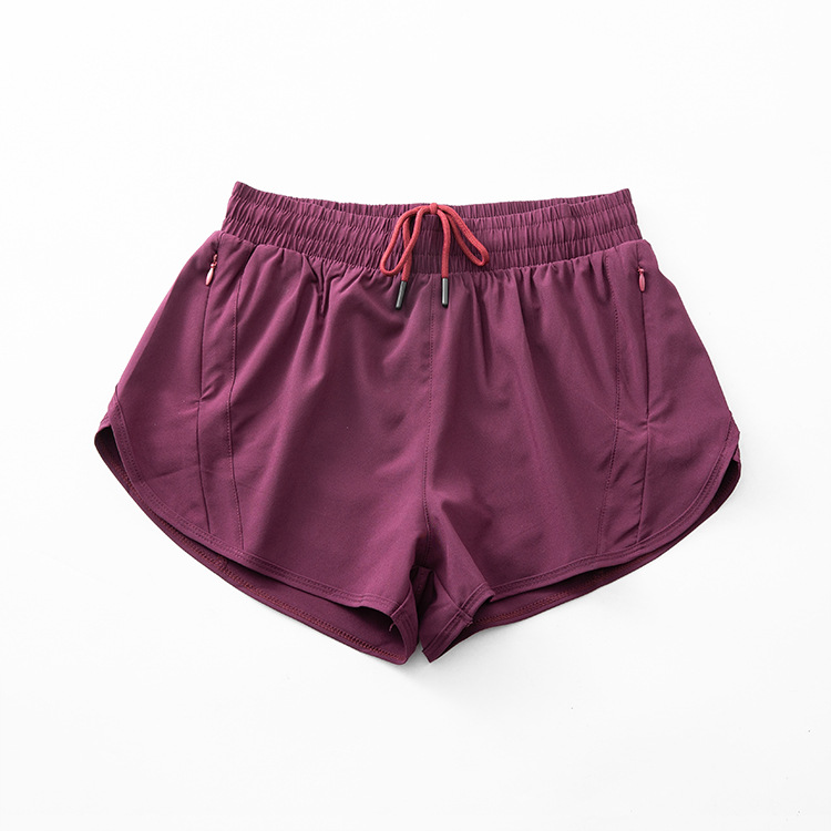 Summer Yoga Hotty Hot Shorts Breathable Quick Drying Sports Underwear Womens Pocket Running Fitness Pants Princess Sportswear Gym Legging lu Q0JF