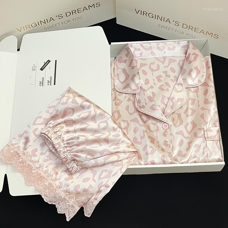 Women's Sleepwear 2023 Summer Ladies Sweet Satin Silk Floral Printed Pajamas Set Short Sleeve Pants Women Ice Cute Homewear Casual Wear, 3923
Women's Sleepwear 2023 Summer Ladies Sweet Satin Silk Floral Printed Pajamas Set Short Sleeve Pants Women Ice Cute Homewear Casual Wear, 3923