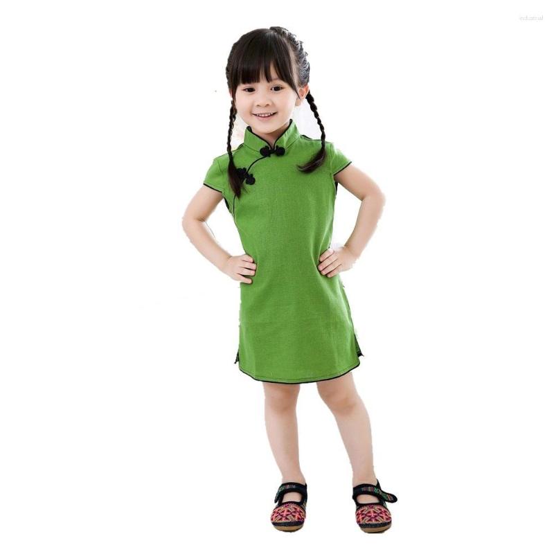 Ethnic Clothing Chinese Dress Baby Girl Clothes Summer Style Vestidos Infantis QIPAO Cheongsam Chi-pao Cotton Traditional Dresses
Ethnic Clothing Chinese Dress Baby Girl Clothes Summer Style Vestidos Infantis QIPAO Cheongsam Chi-pao Cotton Traditional Dresses