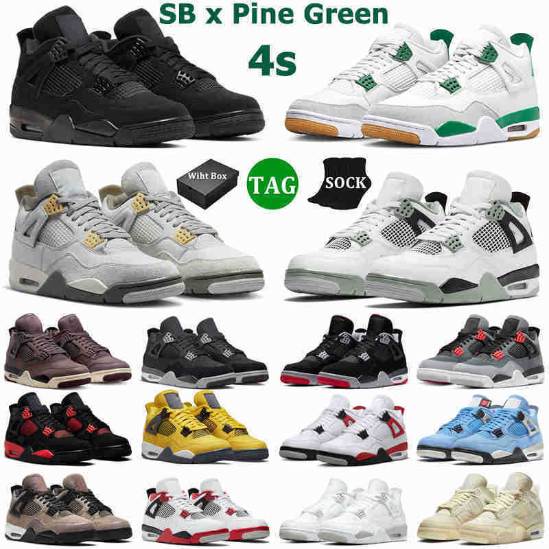 2023 OG with box jumpman 4 basketball shoes men women 4s Military Black Cat Pine Green Photon Dust Seafoam Midnight Navy Red Thunder Lightning mens, 17
2023 OG with box jumpman 4 basketball shoes men women 4s Military Black Cat Pine Green Photon Dust Seafoam Midnight Navy Red Thunder Lightning mens, 17