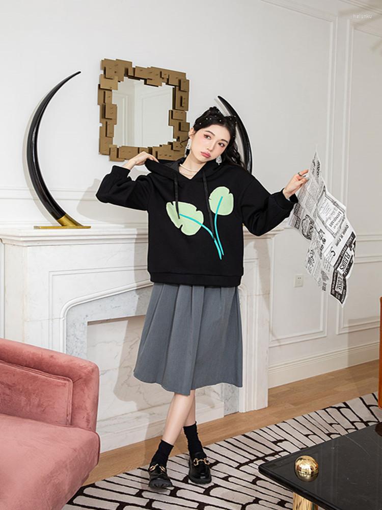 Women' Hoodies DALMAZZO Autumn Black Women Hooded Pullover Long Sleeve Print Casual Loose Coat Tops Female, Picture color
Women' Hoodies DALMAZZO Autumn Black Women Hooded Pullover Long Sleeve Print Casual Loose Coat Tops Female, Picture color