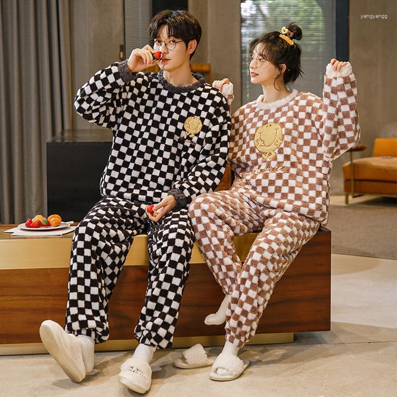 Men's Sleepwear Couple Thick Warm Flannel Pajama Sets For Men Women Winter Coral Velvet Man Korean Fashion Homewear Clothes Freeship, Style 3
Men's Sleepwear Couple Thick Warm Flannel Pajama Sets For Men Women Winter Coral Velvet Man Korean Fashion Homewear Clothes Freeship, Style 3