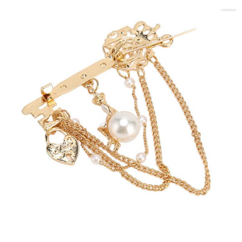 Brooches Key Brooch Exquisite Decorative Alloy Lapel Pin With Chain For Wedding Prom Party Golden
Brooches Key Brooch Exquisite Decorative Alloy Lapel Pin With Chain For Wedding Prom Party Golden